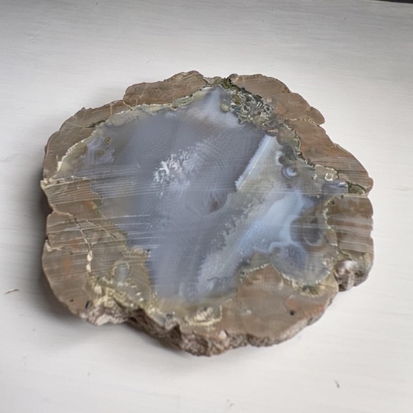 Other - Natural Geode Slice with Brown Edges